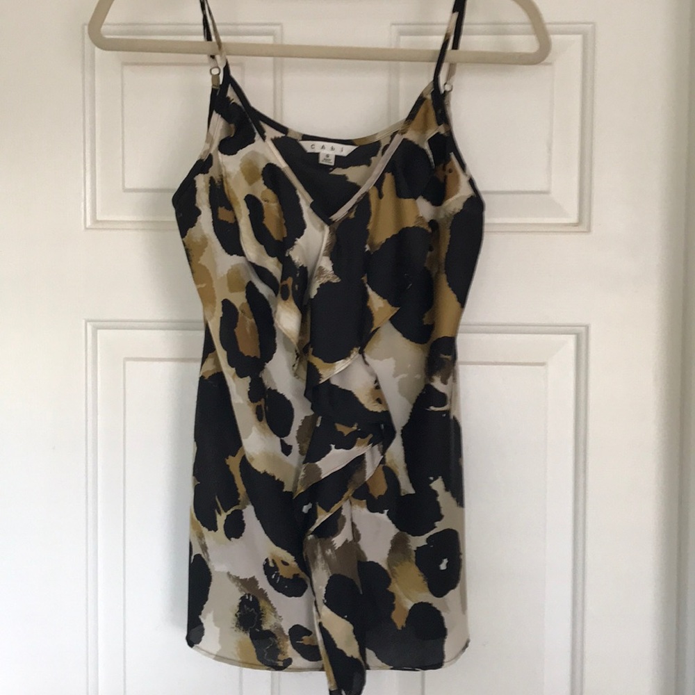 Cabi Ruffle Tank Blouse